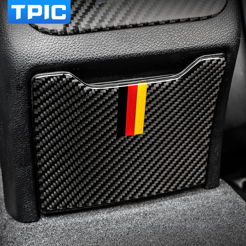 TPIC Carbon Fiber Rear Armrest Storage Box Panel Cover Trim car Sticker For Mercedes C Class W205 C180 C200 GLC accessories
TPIC Carbon Fiber Rear Armrest Storage Box Panel Cover Trim car Sticker For Mercedes C Class W205 C180 C200 GLC accessories
