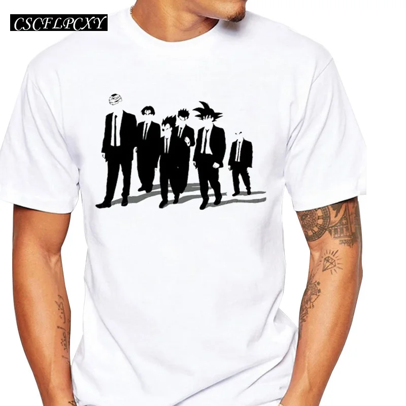 New fashion men's reservoir dogs design super saiyan printed t-shirt short sleeve dragon ball Z male tops hipster casual tee
New fashion men's reservoir dogs design super saiyan printed t-shirt short sleeve dragon ball Z male tops hipster casual tee