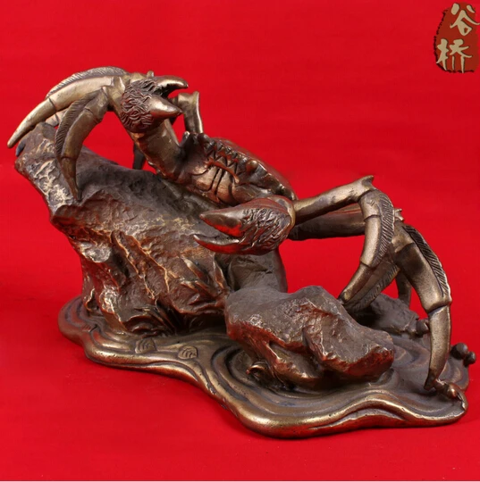 B0601 418Bronze sculpture, crab crafts lucky bronze sculpture, happo decoration statue
B0601 418Bronze sculpture, crab crafts lucky bronze sculpture, happo decoration statue