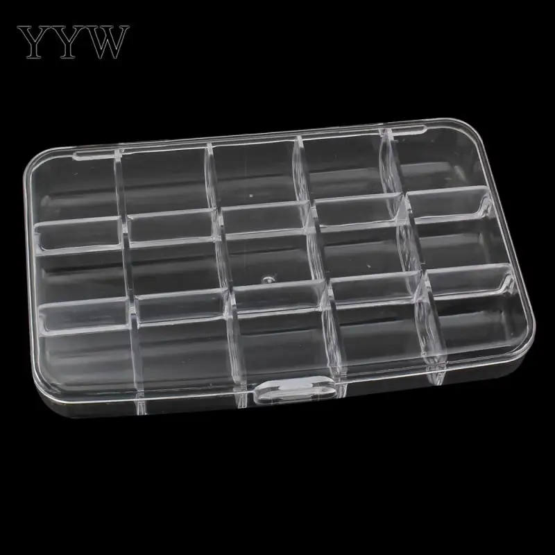 Plastic Tool Box Case 15 cells Jewelry Rings Craft Organizer Storage Beads tiny stuff Compartments Containers Makeup Box
Plastic Tool Box Case 15 cells Jewelry Rings Craft Organizer Storage Beads tiny stuff Compartments Containers Makeup Box