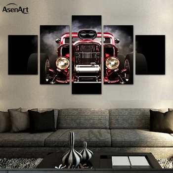Red Car Retro Pictures Canvas Print 5 Pieces Modern Hanging Painting Wall Art For Living Room Bedroom Home Decoration Unframed
Red Car Retro Pictures Canvas Print 5 Pieces Modern Hanging Painting Wall Art For Living Room Bedroom Home Decoration Unframed