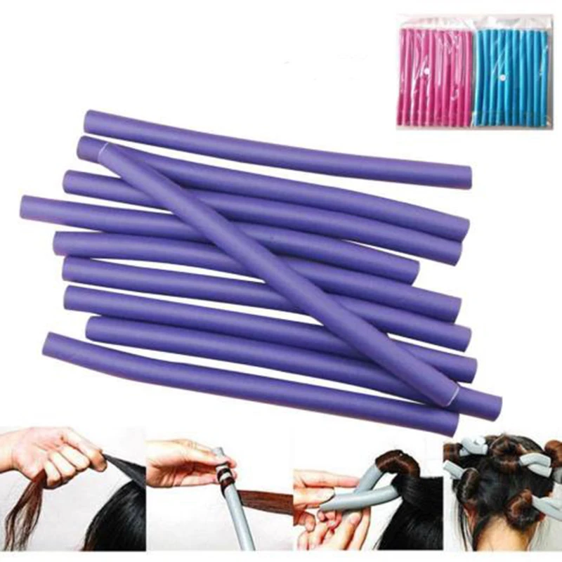 10Pcs Soft Foam Curler Makers Bendy Twist Curls Tool DIY Styling Hair Rollers for Women Random Color
10Pcs Soft Foam Curler Makers Bendy Twist Curls Tool DIY Styling Hair Rollers for Women Random Color