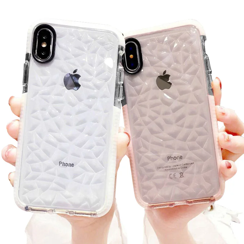 Luxury Geometric Diamon Phone Cases For iPhone X Soft TPU Transparent Case Shookproof Clear Cover For iPhone 7 8 6 6s Plus Water
Luxury Geometric Diamon Phone Cases For iPhone X Soft TPU Transparent Case Shookproof Clear Cover For iPhone 7 8 6 6s Plus Water