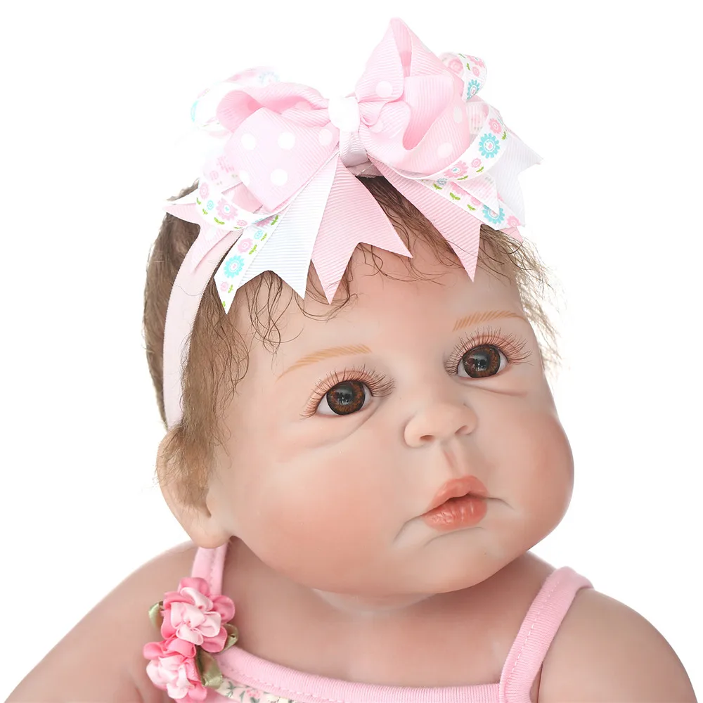 NPK new 23" full silicone dolls reborn baby cameron awake girl child play house toys bathe dolls bebe real born bonecas
NPK new 23" full silicone dolls reborn baby cameron awake girl child play house toys bathe dolls bebe real born bonecas