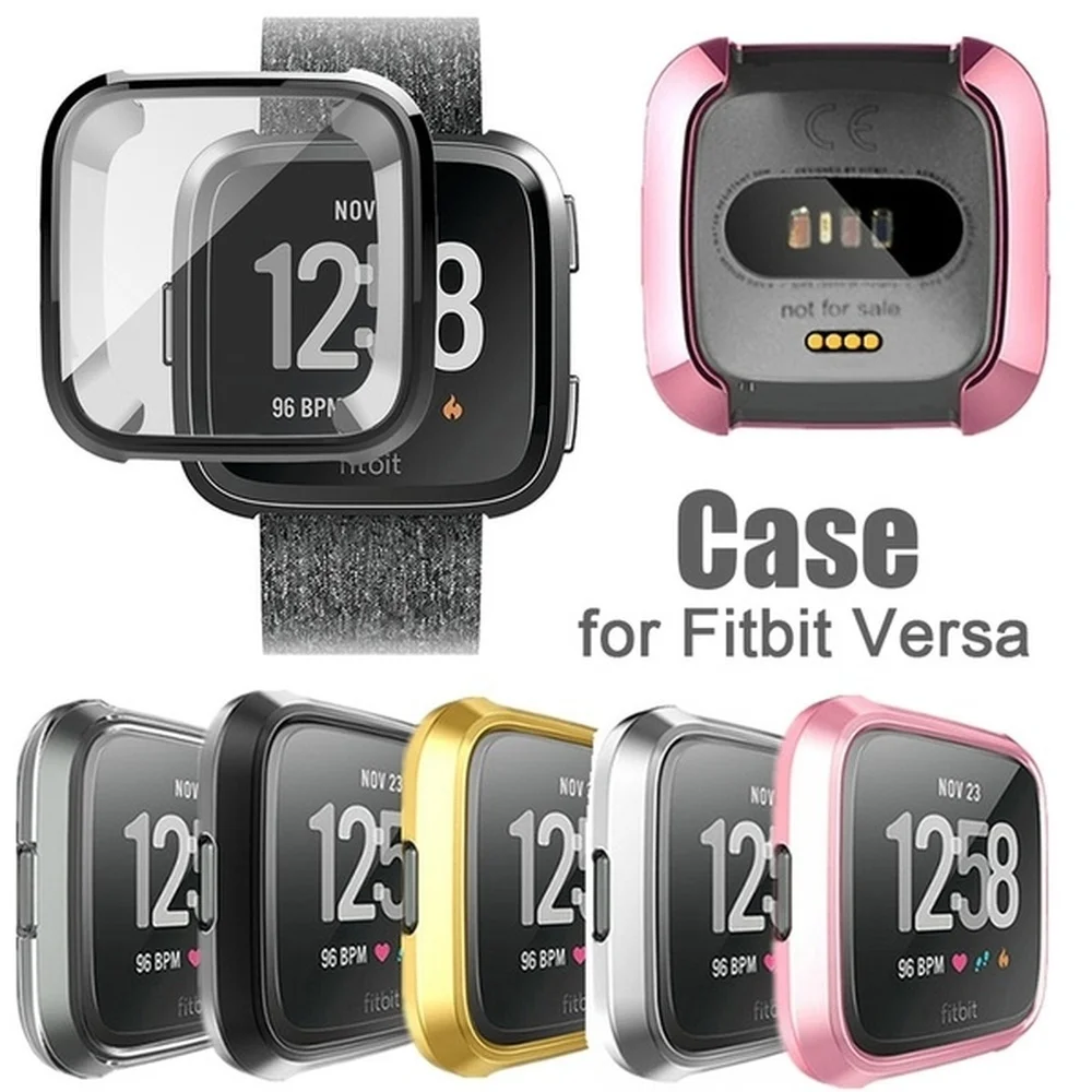 360 Degree Protection Cover For Fitbit Versa Band Case Plating Coque Fit Bit Versa Watch Accessories Screen Protective Case capa
360 Degree Protection Cover For Fitbit Versa Band Case Plating Coque Fit Bit Versa Watch Accessories Screen Protective Case capa