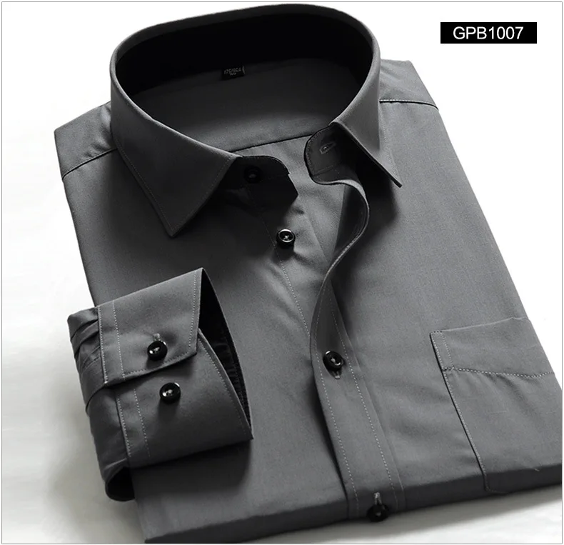 New Arrival Special Design Button Collar Shirt Men's Business Formal Shirt Solid Color White and Gray 5XL
New Arrival Special Design Button Collar Shirt Men's Business Formal Shirt Solid Color White and Gray 5XL