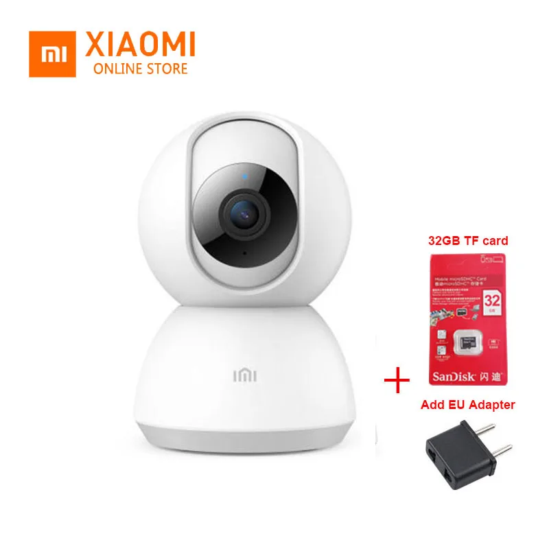2019 Updated Original Xiaomi Mijia Smart Camera Webcam 1080P WiFi Pan-tilt Night Vision 360 Degree Video Camera Baby Monitor
2019 Updated Original Xiaomi Mijia Smart Camera Webcam 1080P WiFi Pan-tilt Night Vision 360 Degree Video Camera Baby Monitor