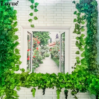 Rose Flowers 12 Pieces Ivy Leaf Garland Plants Plastic Green long Vine Fake flower for Home decor Wedding decoration
Rose Flowers 12 Pieces Ivy Leaf Garland Plants Plastic Green long Vine Fake flower for Home decor Wedding decoration