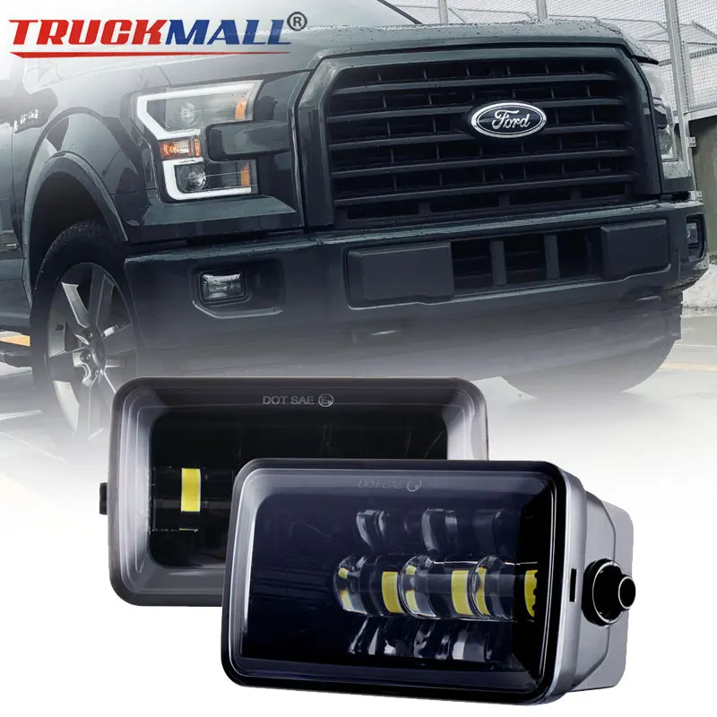 Plug&Play 12V 24V LED Pickup Fog Light Projector Fog Lamps Replacement for Ford F150 2015 2016 2017 2018 Ranger 2008-2011
Plug&Play 12V 24V LED Pickup Fog Light Projector Fog Lamps Replacement for Ford F150 2015 2016 2017 2018 Ranger 2008-2011