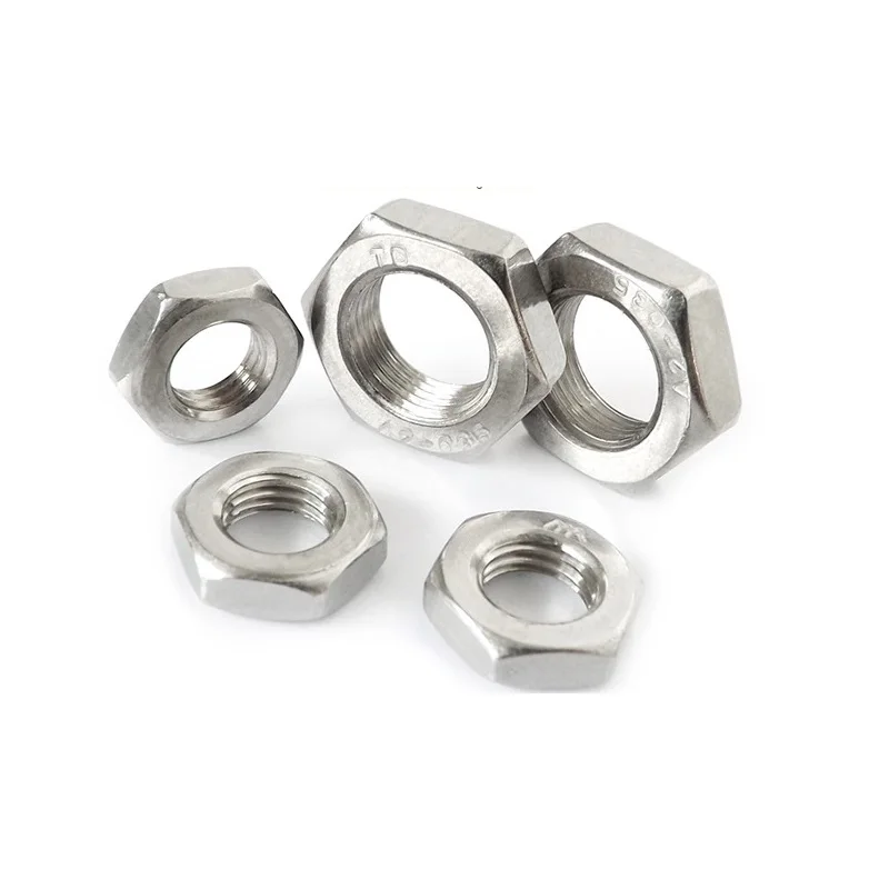 2.0 pitch fine teeth thin nut 304 stainless steel young buckle hexagonal flat screw cap M18 M20 M22 M24 M27 M30
2.0 pitch fine teeth thin nut 304 stainless steel young buckle hexagonal flat screw cap M18 M20 M22 M24 M27 M30