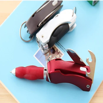 1000pcs Multifunction foldable Led flashlight ballpen Can Beer bottle opener Keychain Knife pen Keyring torch opener blue ink
1000pcs Multifunction foldable Led flashlight ballpen Can Beer bottle opener Keychain Knife pen Keyring torch opener blue ink