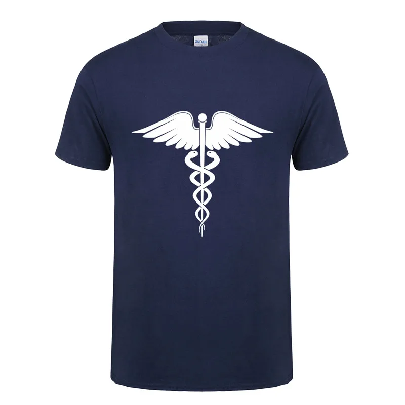 New Summer Caduceus T Shirt Men Short Sleeve Cotton Doctor Paramedic T-shirt Tops Camisetas Medicine Tshirt OT-814
New Summer Caduceus T Shirt Men Short Sleeve Cotton Doctor Paramedic T-shirt Tops Camisetas Medicine Tshirt OT-814