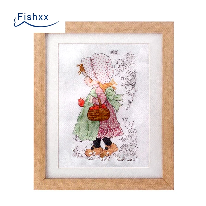 European magazine Fishxx Cross Stitch Kit Crazy102-1 picking girl girl pastoral wind lovely bedroom painting
European magazine Fishxx Cross Stitch Kit Crazy102-1 picking girl girl pastoral wind lovely bedroom painting