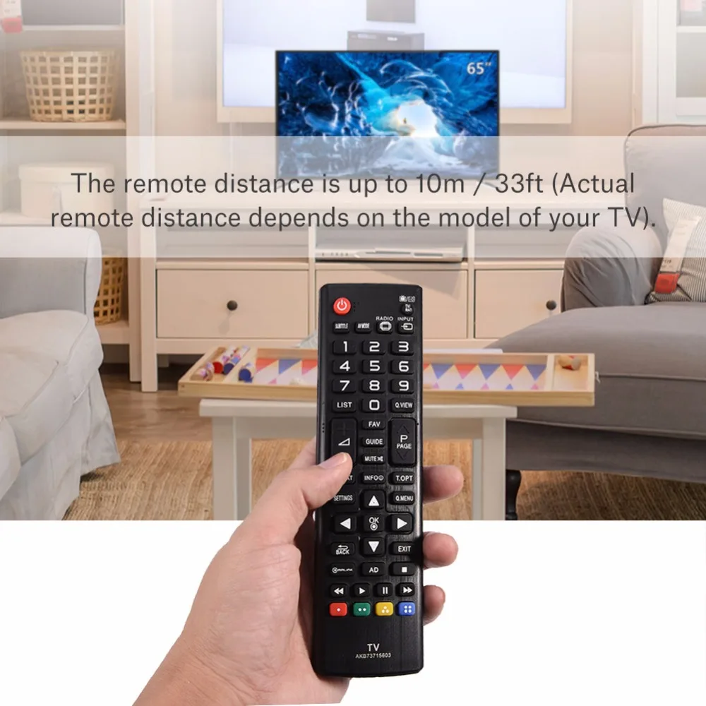 Remote Control Replacement for LG AKB73715603 42PN450b/ 47lN5400/ 50ln5400/ 50PN450b TV
Remote Control Replacement for LG AKB73715603 42PN450b/ 47lN5400/ 50ln5400/ 50PN450b TV