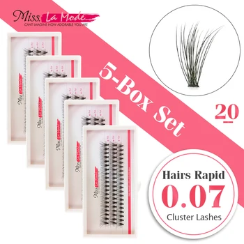 0.07mm 5pcs/lot 20 Hairs Rapid Grafting False Eyelashes Individual Rapid Cluster Lashes User
0.07mm 5pcs/lot 20 Hairs Rapid Grafting False Eyelashes Individual Rapid Cluster Lashes User