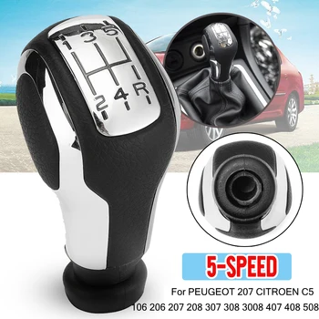 5 Speed PU Leather Manual Gear Shift Knob For CITROEN C5 For PEUGEOT 207 208 106 206 508 307 308 3008 407 408
5 Speed PU Leather Manual Gear Shift Knob For CITROEN C5 For PEUGEOT 207 208 106 206 508 307 308 3008 407 408