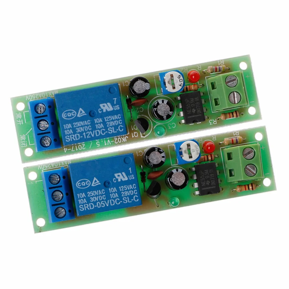 NE555 Relay DC 12V Timer Adjustable Delay Turn Off ON Switch Time Relay Module New 2018
NE555 Relay DC 12V Timer Adjustable Delay Turn Off ON Switch Time Relay Module New 2018
