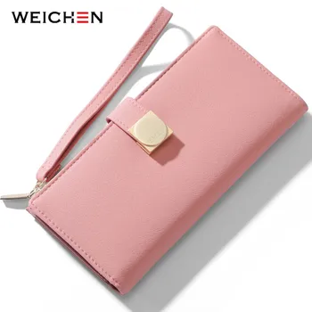WEICHEN Large Capacity Women Wallet Many Departments Card Holder Cell Phone Pocket Wristband Female Clutch Wallets Ladies Purse
WEICHEN Large Capacity Women Wallet Many Departments Card Holder Cell Phone Pocket Wristband Female Clutch Wallets Ladies Purse