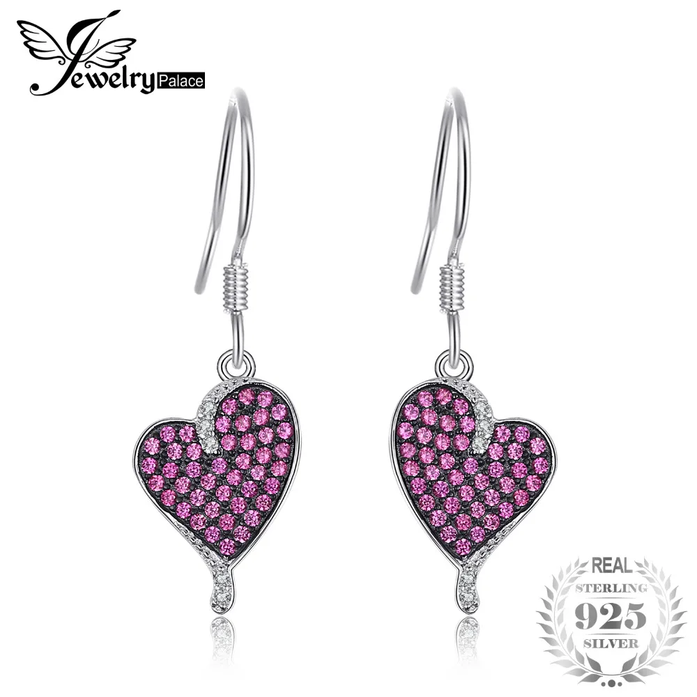 JewelryPalace Heart 0.5ct Created Ruby Drop Earrings 925 Sterling Silver Silver Fine Jewelry Birthday gift for girl or weomen
JewelryPalace Heart 0.5ct Created Ruby Drop Earrings 925 Sterling Silver Silver Fine Jewelry Birthday gift for girl or weomen