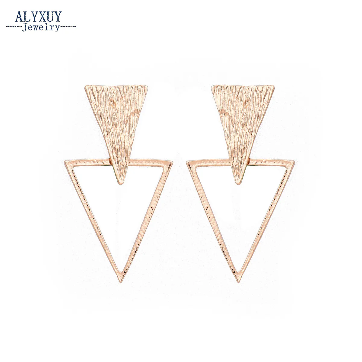 New fashion jewelry gold color Geometric Triangle drop earring party gift for women girl E2666
New fashion jewelry gold color Geometric Triangle drop earring party gift for women girl E2666