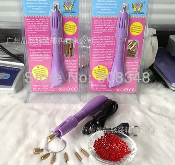 Iron-on Hot fix Rhinestone tools HotFix Applicator + 7 Tips Wand Crystal Gems Rhinestone box KIT G1538
Iron-on Hot fix Rhinestone tools HotFix Applicator + 7 Tips Wand Crystal Gems Rhinestone box KIT G1538