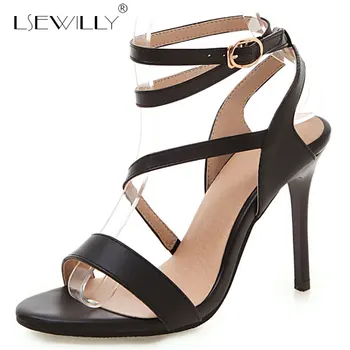 Lsewilly 2019 Ladies Sandals Sexy Thin Super High Heel Cross-tied Open-toed Buckle Hollow Fashion Summer Shoes Size 32-46 E844
Lsewilly 2019 Ladies Sandals Sexy Thin Super High Heel Cross-tied Open-toed Buckle Hollow Fashion Summer Shoes Size 32-46 E844