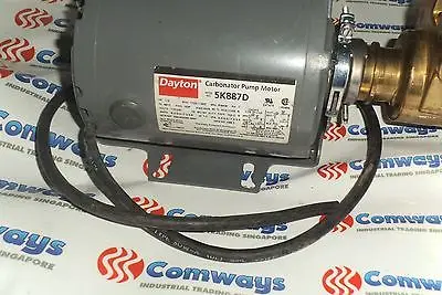 DHL/EMS Dayton 5K887D Carbonator Pump Motor with Procon Pump 1/3 RPM 1725/1425 -C3 -D9
DHL/EMS Dayton 5K887D Carbonator Pump Motor with Procon Pump 1/3 RPM 1725/1425 -C3 -D9