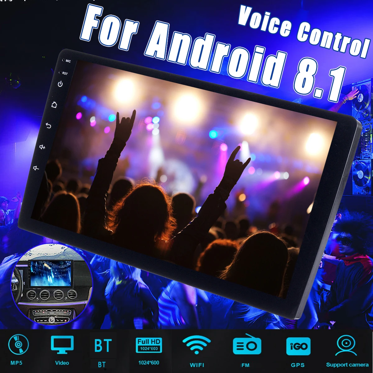 10 inch bluetooth Autoradio Car Stereo Radio FM Aux Input Receiver 12V In-dash Voice Control 2 din Car MP3 Multimedia MP5 Player
10 inch bluetooth Autoradio Car Stereo Radio FM Aux Input Receiver 12V In-dash Voice Control 2 din Car MP3 Multimedia MP5 Player