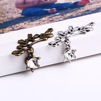Vintage Branches Rhinestone Charms Connectors for Bracelets Diy Metal Tree Charms Jewelry Connectors Findings 10pcs C5007
Vintage Branches Rhinestone Charms Connectors for Bracelets Diy Metal Tree Charms Jewelry Connectors Findings 10pcs C5007