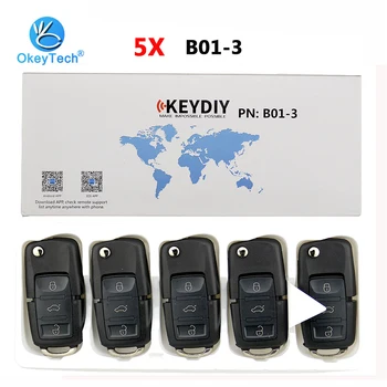 OkeyTech 5pcs/lot B01 KD Key 3 Button Auto Car Remote Control Key B Series For KD900 KD900+ URG200 Keydiy Key Programmer For VW
OkeyTech 5pcs/lot B01 KD Key 3 Button Auto Car Remote Control Key B Series For KD900 KD900+ URG200 Keydiy Key Programmer For VW