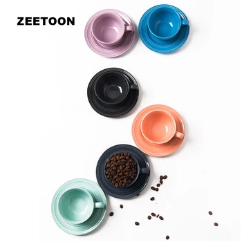 130ml European Style Coffee Mug Home Ceramics Simple Set with Saucer Kit Couple Lovers Cups Water Tea Cup Multi-color Selection
130ml European Style Coffee Mug Home Ceramics Simple Set with Saucer Kit Couple Lovers Cups Water Tea Cup Multi-color Selection
