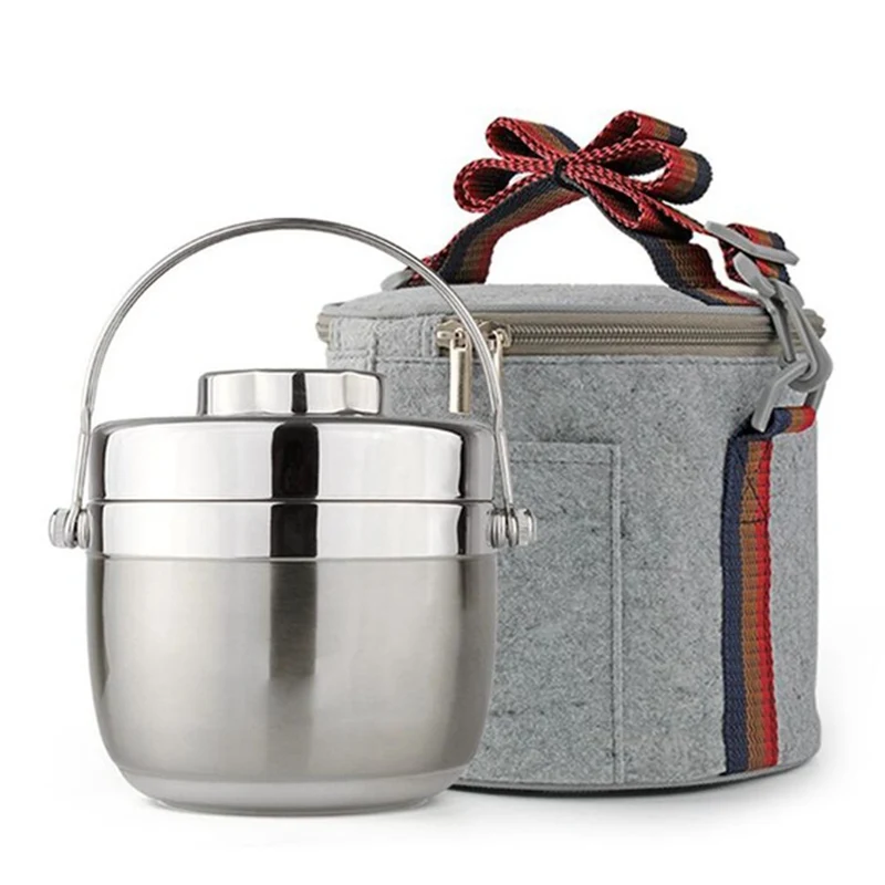 Kids Bento Box Stainless Steel Lunchbox Double Layer Thermal Food Container Lunch Bento Box Dinnerware Portable Storage Bag
Kids Bento Box Stainless Steel Lunchbox Double Layer Thermal Food Container Lunch Bento Box Dinnerware Portable Storage Bag