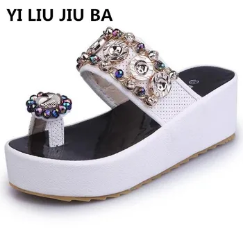 hot sale casual Summer Woman Shoes Platform Suede slippers Wedge Beach Flip Flops High Heel Non-slip Slippers Shoes Women **295
hot sale casual Summer Woman Shoes Platform Suede slippers Wedge Beach Flip Flops High Heel Non-slip Slippers Shoes Women **295