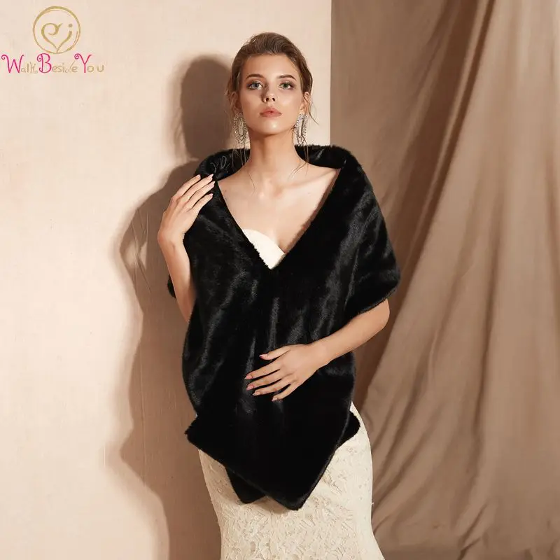 Real Photos Faux Fur Black Wrap 2019 New Elegant Wedding Jackets Bridal Special Occasion Shawls Bridal Wraps Fur Bolero In Stock
Real Photos Faux Fur Black Wrap 2019 New Elegant Wedding Jackets Bridal Special Occasion Shawls Bridal Wraps Fur Bolero In Stock