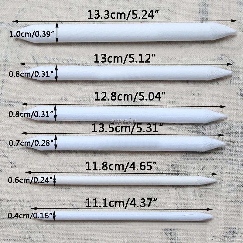 6 шт. инструмент для растушевки скетчей размеров|drawing tools|art drawsketch tools |