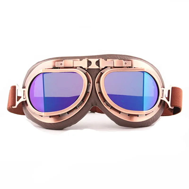 Retro Pilot Helmet Steampunk Copper Motorcycle Eyewear Goggles ATV Dirt Bike For Harley Honda Yamaha Kawasaki Chopper Touring
Retro Pilot Helmet Steampunk Copper Motorcycle Eyewear Goggles ATV Dirt Bike For Harley Honda Yamaha Kawasaki Chopper Touring
