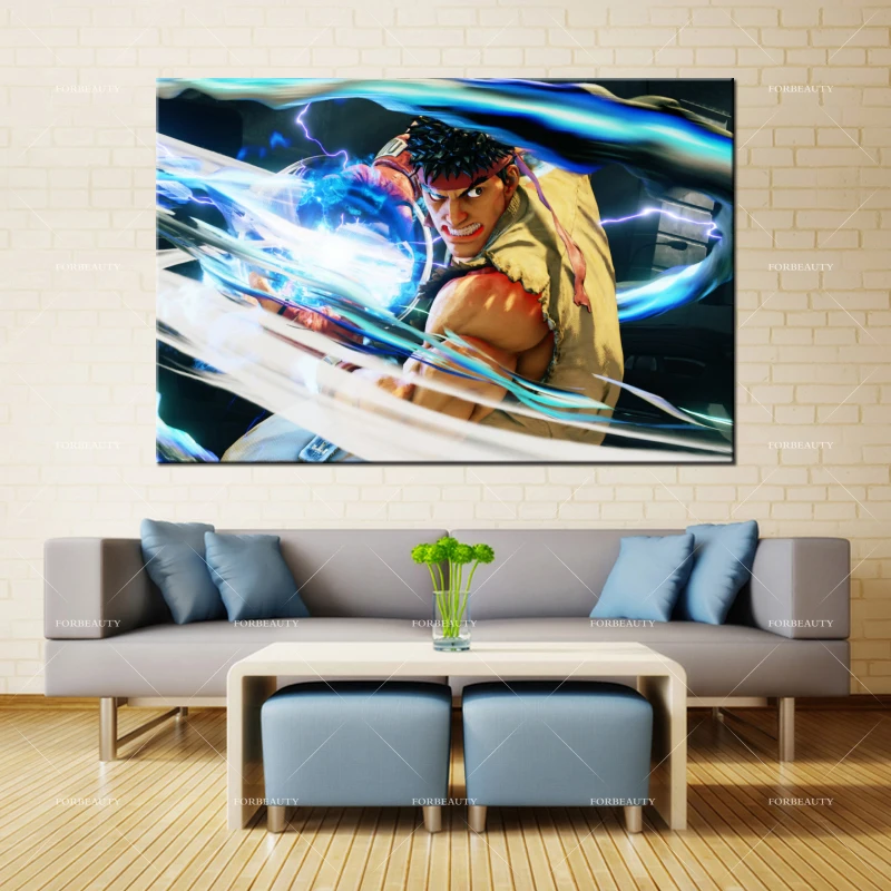 Forbeauty Canvas Painting Wall Art street fighter Spray Printing Waterproof Ink Home Decor
Forbeauty Canvas Painting Wall Art street fighter Spray Printing Waterproof Ink Home Decor