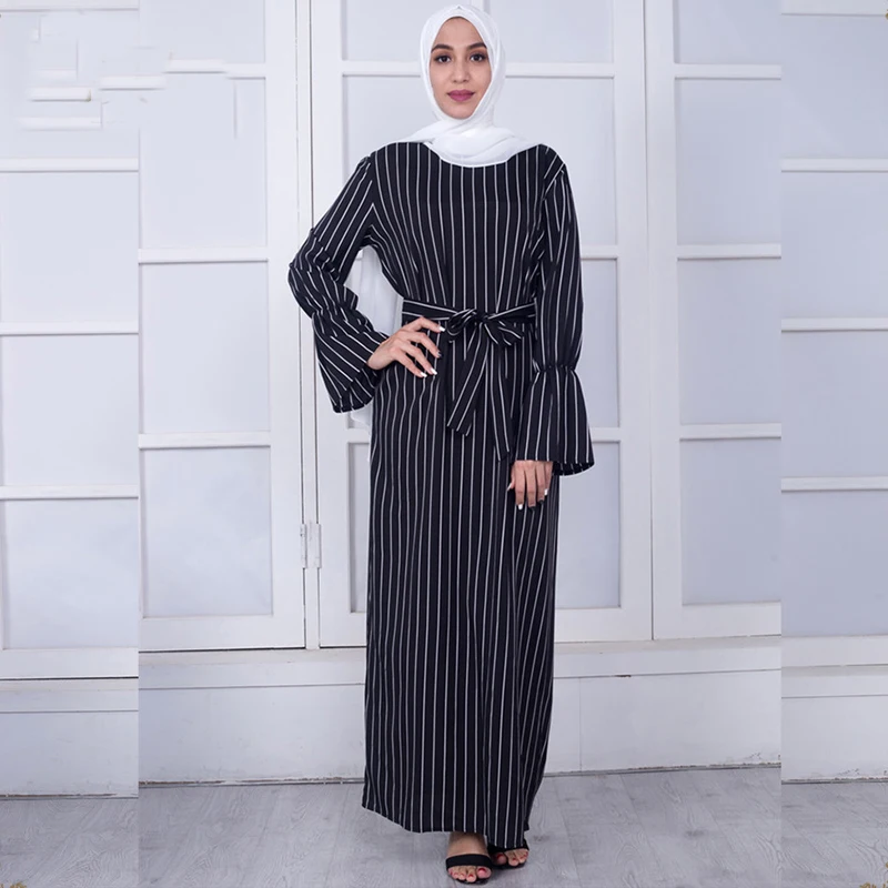 Vestidos 2019 Abaya Dubai Kaftan Turkey Arabic Striped Maxi Hijab Muslim Dress Robe Musulmane Longue Turkish Islamic Clothing
Vestidos 2019 Abaya Dubai Kaftan Turkey Arabic Striped Maxi Hijab Muslim Dress Robe Musulmane Longue Turkish Islamic Clothing
