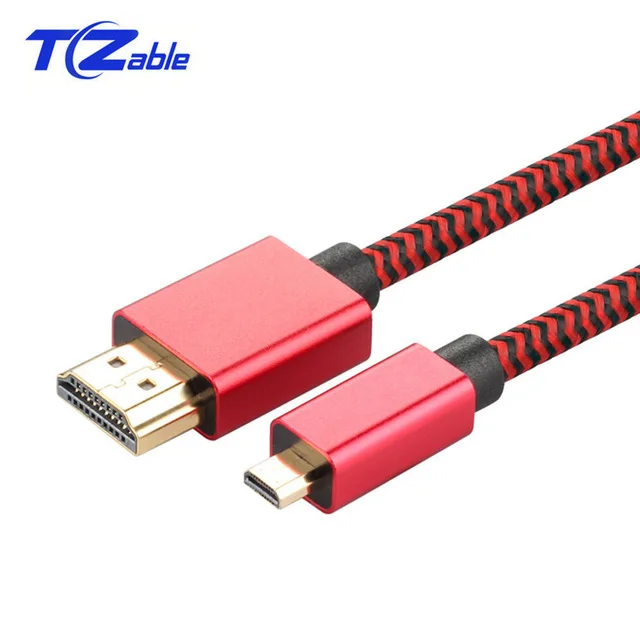 2.0 Version HDMI To Micro HDMI Cable 4K 60Hz HDMI Line Male-Male For PS3 Phone Tablet HDTV Camera HD Cable Adapter 1.2m 2m 3m
2.0 Version HDMI To Micro HDMI Cable 4K 60Hz HDMI Line Male-Male For PS3 Phone Tablet HDTV Camera HD Cable Adapter 1.2m 2m 3m