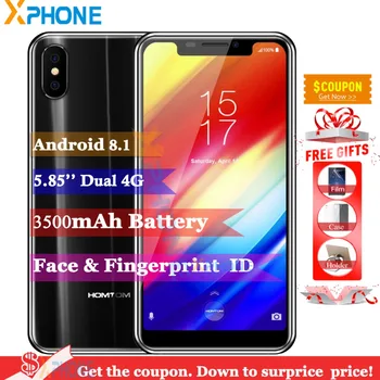 

HOMTOM H10 4GB 64GB 5.85 inch Android 8.1 MTK6750T Octa Core Dual 4G Face ID Fingerprint ID 16MP Dual SIM OTG OTA Cell Phone