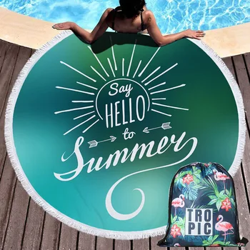Landscape Flowers Beach Towel Round Wall Tapestry Seaside Bath Shower Towel With Drawstring Backpack Bag Blanket Bikini Cover Up
Landscape Flowers Beach Towel Round Wall Tapestry Seaside Bath Shower Towel With Drawstring Backpack Bag Blanket Bikini Cover Up