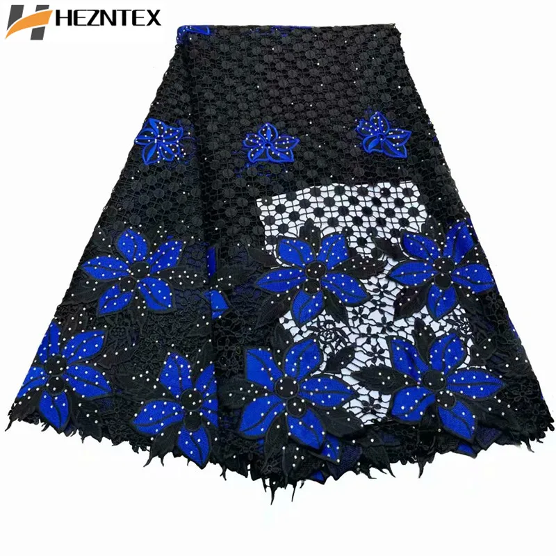 Luxury Embroidered Laces Black French Cord Lace Fabric 2019 Nigerian Guipure Lace Fabrics With Stones For Women Dress ZQ84-1
Luxury Embroidered Laces Black French Cord Lace Fabric 2019 Nigerian Guipure Lace Fabrics With Stones For Women Dress ZQ84-1