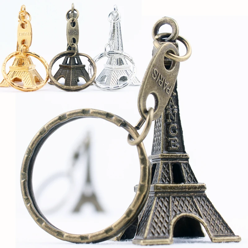 Wholesale 50pcs/ lot Paris Eiffel Tower Metal Model Key chain Gold Silver Bronze 3 Color Keyring Size:5cm
Wholesale 50pcs/ lot Paris Eiffel Tower Metal Model Key chain Gold Silver Bronze 3 Color Keyring Size:5cm