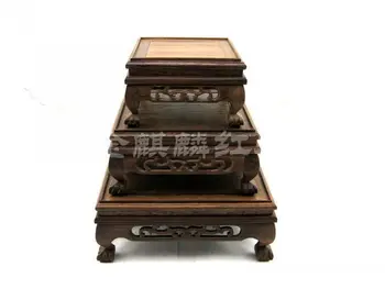 Red wood crafts jade ornaments flower bonsai odd / wenge wood base square foot tiger wired
Red wood crafts jade ornaments flower bonsai odd / wenge wood base square foot tiger wired