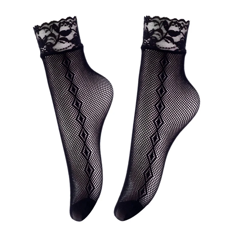 Transparent Short Lace Socks Women Summer Sexy Dress Wear Crochet Ankle Socks Elastic Women Thin Mesh Socks Fishnet Sox Hosiery
Transparent Short Lace Socks Women Summer Sexy Dress Wear Crochet Ankle Socks Elastic Women Thin Mesh Socks Fishnet Sox Hosiery