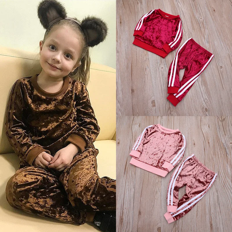 Kids Set Sport Clothe 2019 Autumn Baby Girl Clothes Long-sleeve T-shirt Legging Suit Girls Clothing Set Children Clothing
Kids Set Sport Clothe 2019 Autumn Baby Girl Clothes Long-sleeve T-shirt Legging Suit Girls Clothing Set Children Clothing