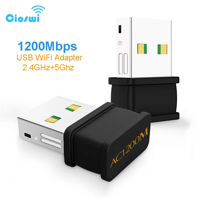 Cioswi AC1200 usb wifi adapter Dual Band Wireless USB network card wifi 5 ghz Lan Wifi Dongle AC Wifi Receiver USB Ethernet PC
Cioswi AC1200 usb wifi adapter Dual Band Wireless USB network card wifi 5 ghz Lan Wifi Dongle AC Wifi Receiver USB Ethernet PC
