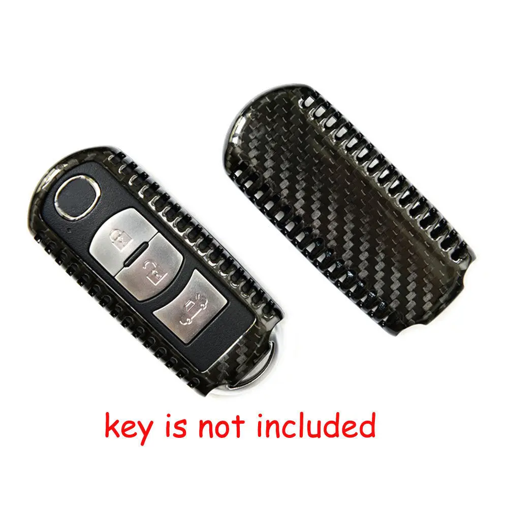 Auto Real Carbon Fiber Keyless Smart Key Case Shell Cover Fob Holder Protector Fit For Mazda 3 5 6 Car Styling Accessories
Auto Real Carbon Fiber Keyless Smart Key Case Shell Cover Fob Holder Protector Fit For Mazda 3 5 6 Car Styling Accessories