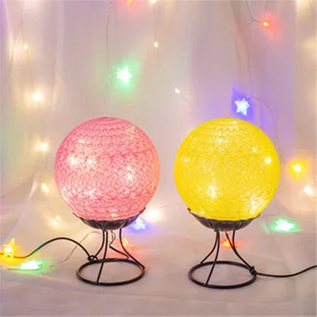 Linen Rattan Ball Night Lights Yellow Pink White Table Crafts Kids Children Bedroom Party DIY Decoration LED Lighting 1PC
Linen Rattan Ball Night Lights Yellow Pink White Table Crafts Kids Children Bedroom Party DIY Decoration LED Lighting 1PC