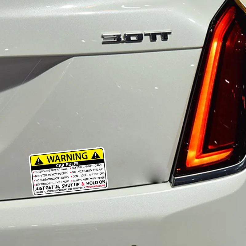 Aliauto Safety Warning Rules Sticker Vinyl Decal Decoration for Volkswagen Polo Golf Chevrolet Peugeot Smart Toyota Renault
Aliauto Safety Warning Rules Sticker Vinyl Decal Decoration for Volkswagen Polo Golf Chevrolet Peugeot Smart Toyota Renault